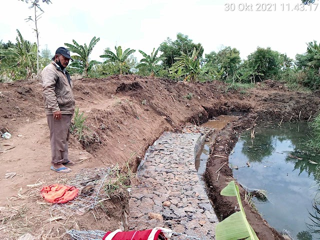 Kawal Proses Pembangunan Bronjong Sungai Laweyan, Garda Nusantara Lakukan Pemantauan Secara Berkala