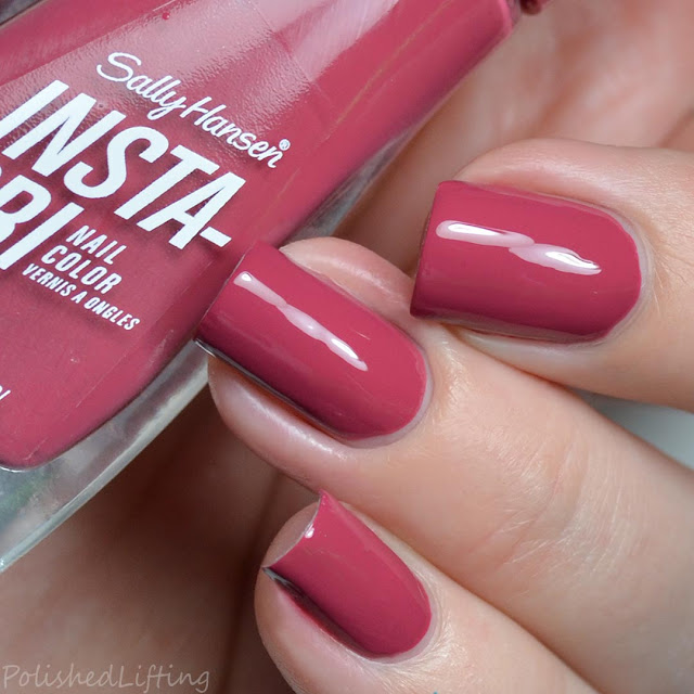 dusty pink nail polish