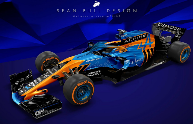 McLaren-Alpine 2018 Livery Study Really Has Us Wondering Pretty Interesting