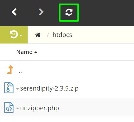 refreshing htdocs_folder
