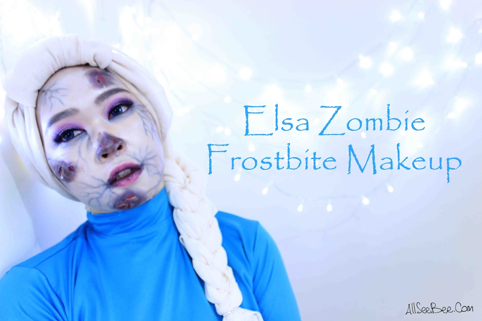 Disney Princess Zombie Halloween Make Up Collaboration Queen Elsa