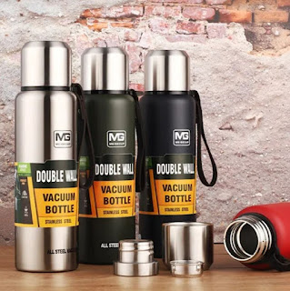 Portable Large Capacity Stainless Steel Thermos