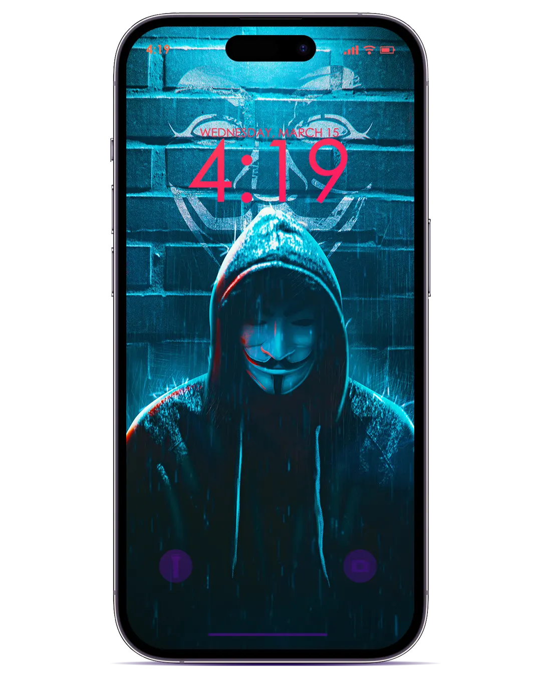 Anonymous hacker phone wallpaper HD