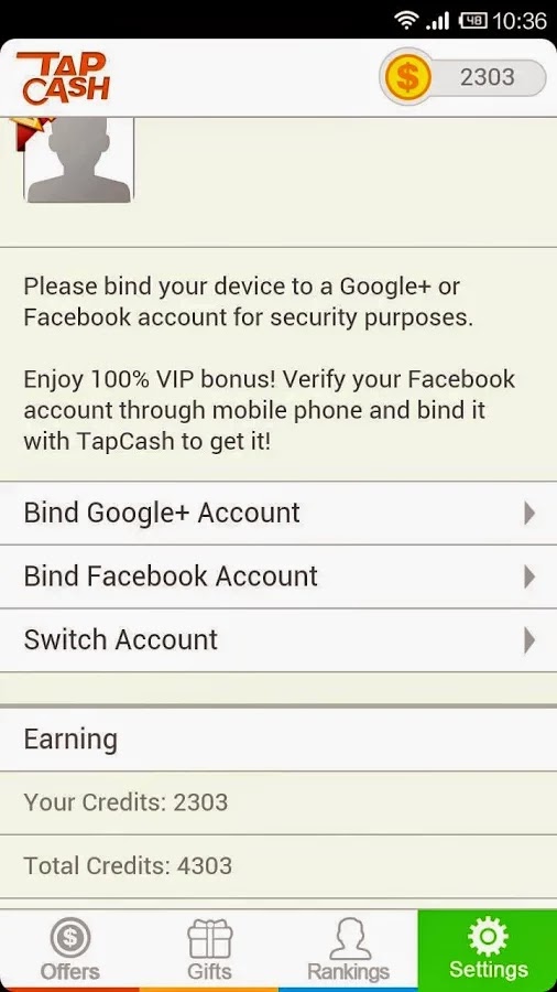 tapcash android app