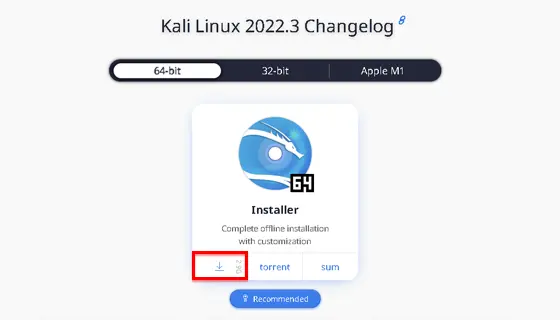 Kali Linux iso