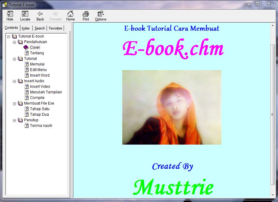 Musttrie's Blog: Cara Membuat E-book Keren Ekstensi chm