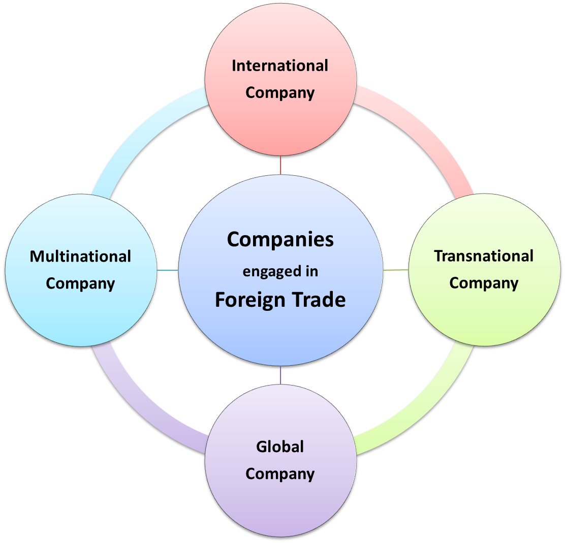 Global Company vs International Multinational Transnational