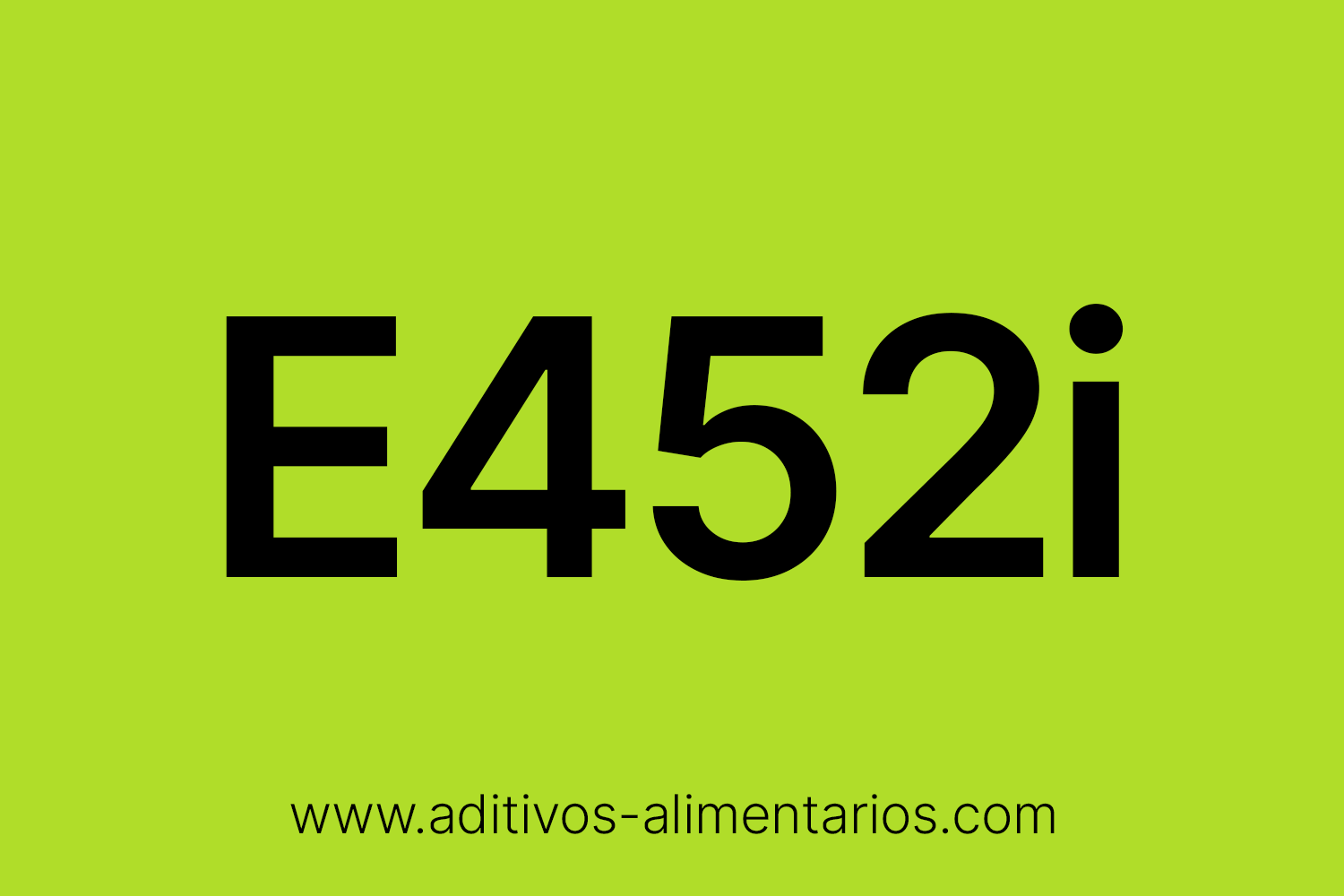 Aditivo Alimentario - E452i - Polifosfato Sódico