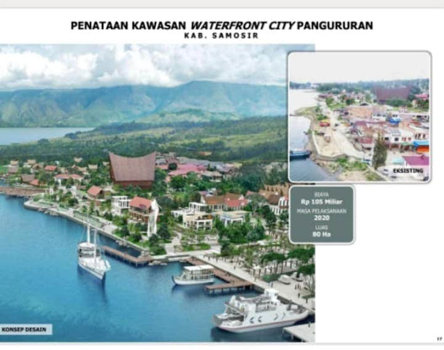 Masuk KSPN, Water Front City Pangururan Dibangun Menjadi Icon Pariwisata Samosir