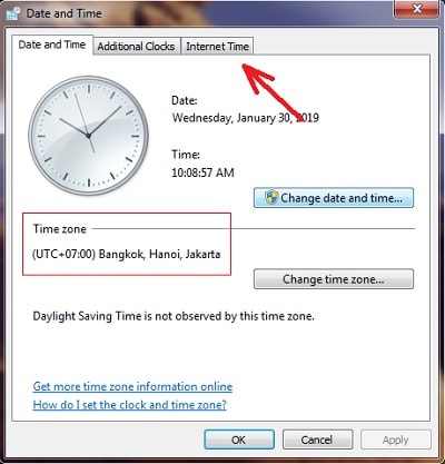 Cara Sinkronisasi Waktu di Komputer Dengan Waktu Internet