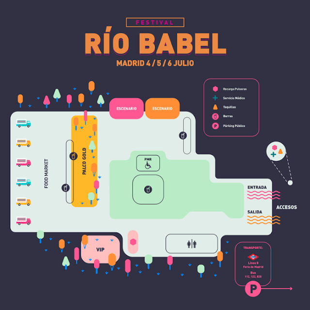 Plano Festival Río Babel 2019