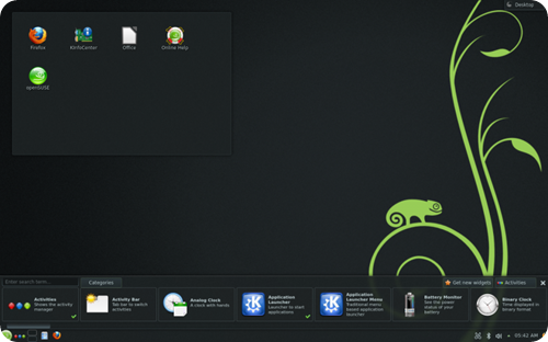 opensuse_12.3_Widgets