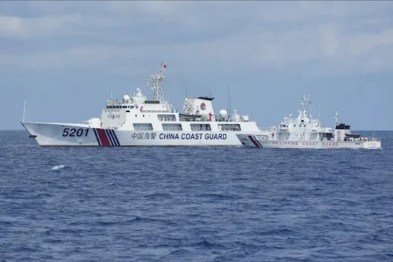 Philippine Coast Guard, China Coast Guard, Ayungin Shoal, West Philippine Sea, BRP Sierra Madre