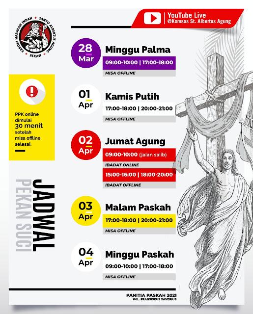 Jadwal Misa Online Kamis Putih 2021 : Misa Online Kamis ...