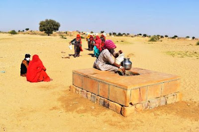 राजस्थान की रेत के धोरों में जल की खोज,  पेयजल का मुख्य साधन बेरियां