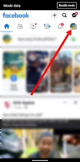 Mode Gelap di Aplikasi Facebook Biasa