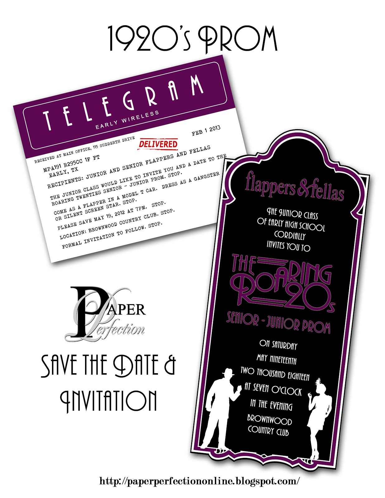 Prom Party Invitations 5