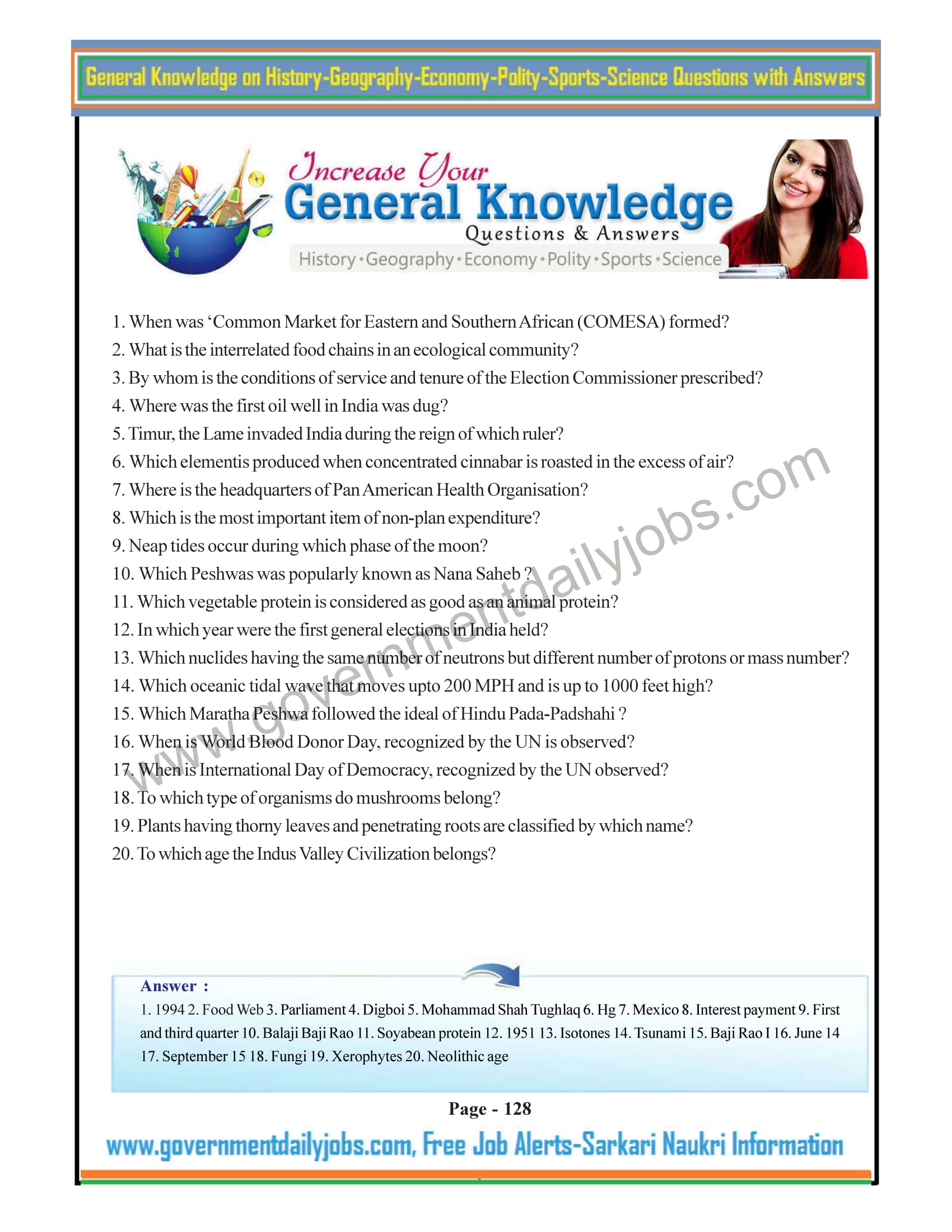 General Knowledge Questions