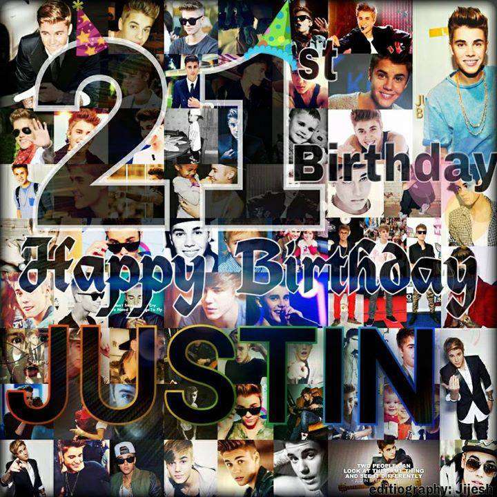 Justin Bieber's Birthday Wishes Photos