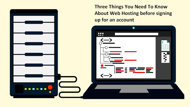 Three Things You Need To Know About Web Hosting before signing up for an account