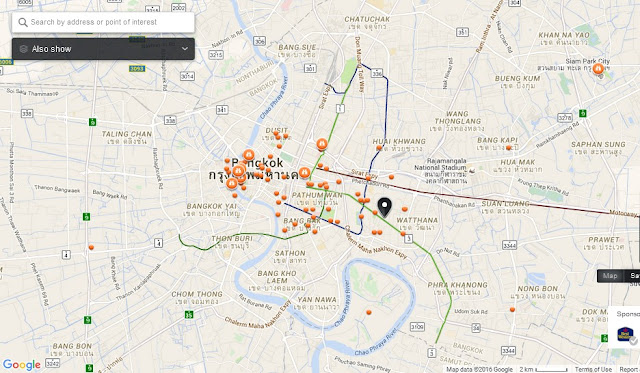  is 1 of shopping middle destinations for travelers BangkokThai: Ploenchit Center Bangkok Map - Tourist Attractions inwards Bangkok Thailand