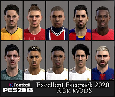 Gambar - PES 2013 Excellent Facepack By RGR Mods