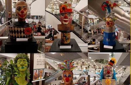  Exposição 'Palhaços', do artista plástico Maradona no Shopping Cassino Atlântico até 30/4