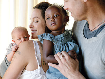 Angelina Jolie Twins