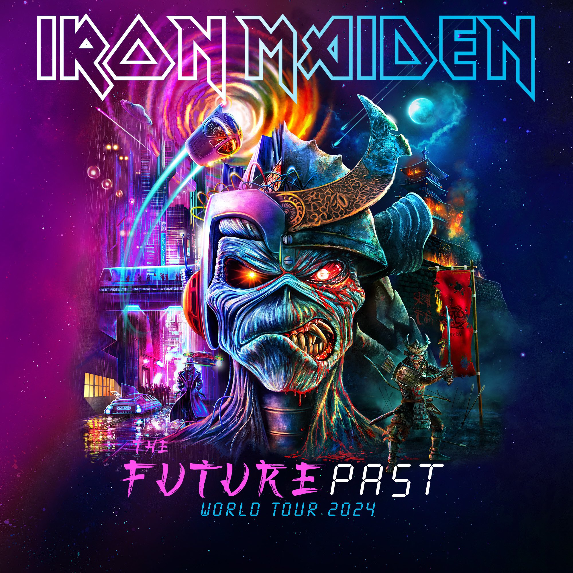 Iron Maiden anuncia primeiros shows da The Future Past World Tour 2024