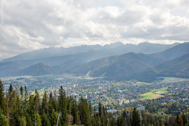 Gubałowka - widok na Tatry