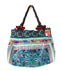 Hmong Textile Bohemian Mom Bags {boho hippie diaper bags under $40} Bohemian mom, hippie mom