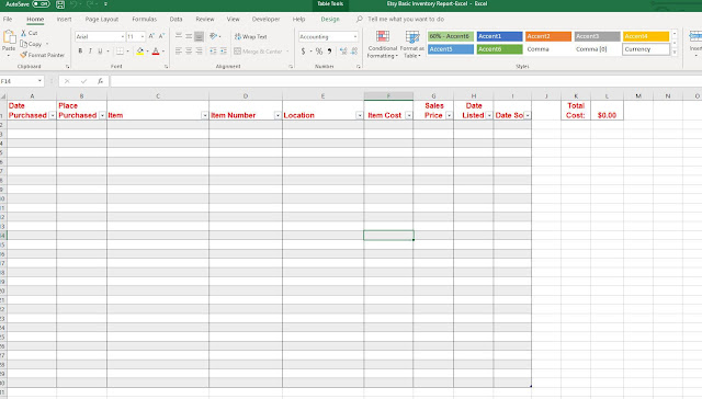 kiểm kho bằng máy quét mã vạch và Google sheets - chuẩn bị file