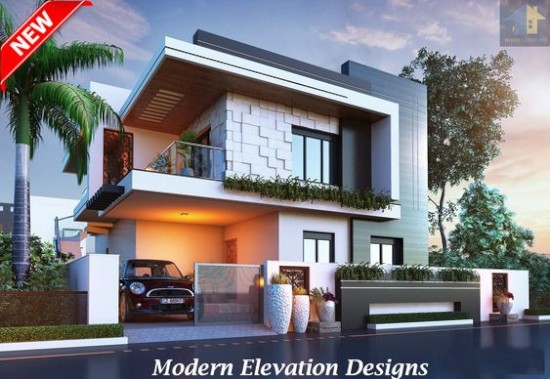 30 desain inspiratif rumah  modern  minimalis  dengan atap  