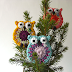 Crochet Owl Applique Pattern