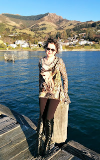 Creates Sew Slow: Akaroa Outfit of the Day Tree Top and Leggings