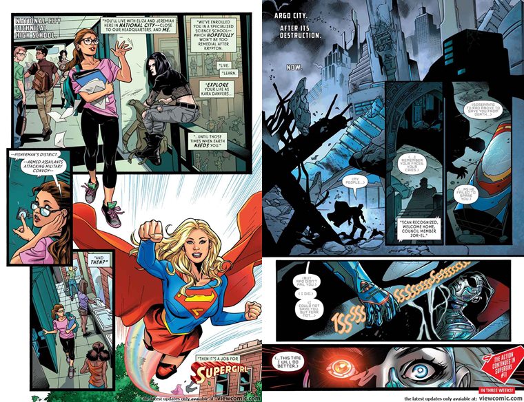 Ringkasan Komik Supergirl Rebirth #001 (2016)