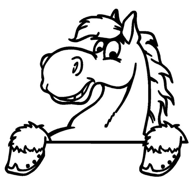 Best Free Printable Cute Horse Coloring Pages