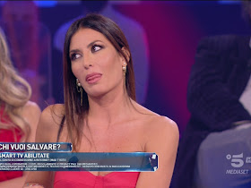 Elisabetta Gregoraci lingua Gfvip 18 dicembre