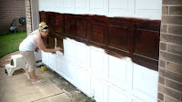 Faux Painted Garage Doors