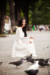 ngoc trinh ao dai