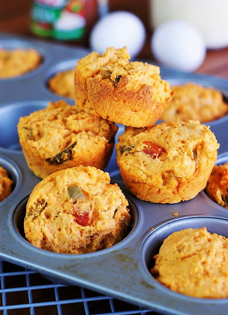  Mixed up with your favorite chunky salsa Spicy Salsa Muffins