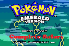 Pokemon Complete Safari Cover