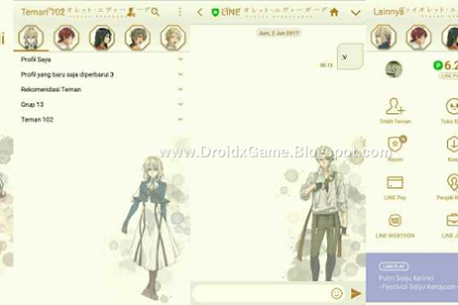  Download Tema Line Anime Violet EverGarden