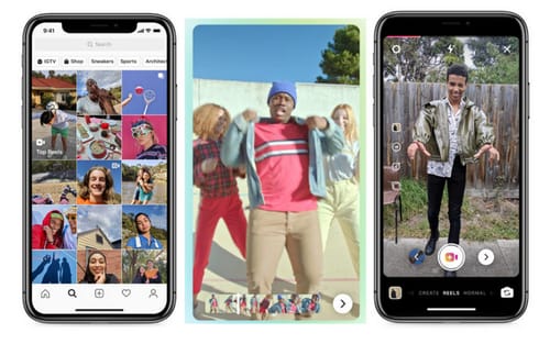 Instagram integrates Reels' videos into its Facebook feed