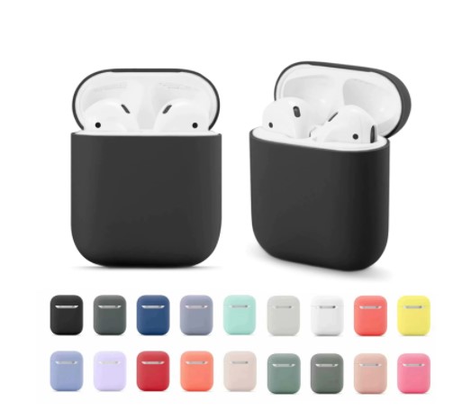 Soft Silicone Cases For Apple Airpods 1/2 Protective Bluetooth Wireless Earphone Cover For Apple Air Pods Charging Box Bags