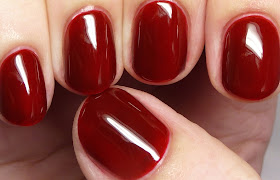 Grace-full Nail Polish Christmas Red