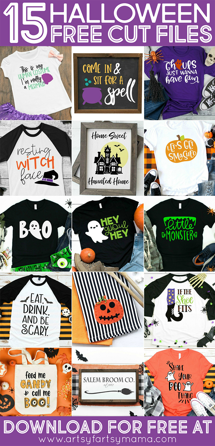 15 Free Halloween Cut Files #TotallyFreeSVG