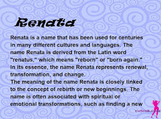 meaning of the name "Renata"