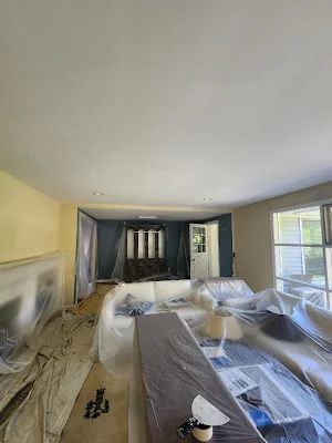 living room painting, living room ceiling painting in Williamsville NY