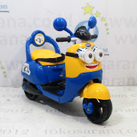 Motor Mainan Aki Pliko PK8918N-RC Scooter Minion Remote Control